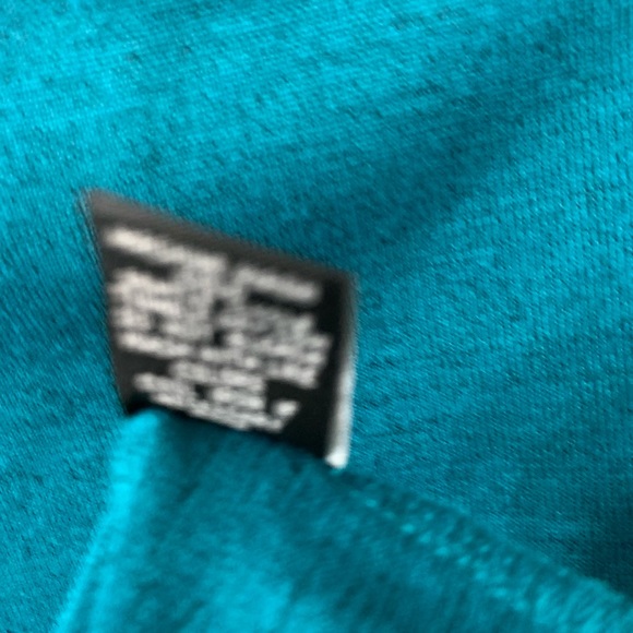 RAFAELLA Top Teal Blue Long Skeeve Knit lightweight stretch petite small ps - Picture 6 of 8